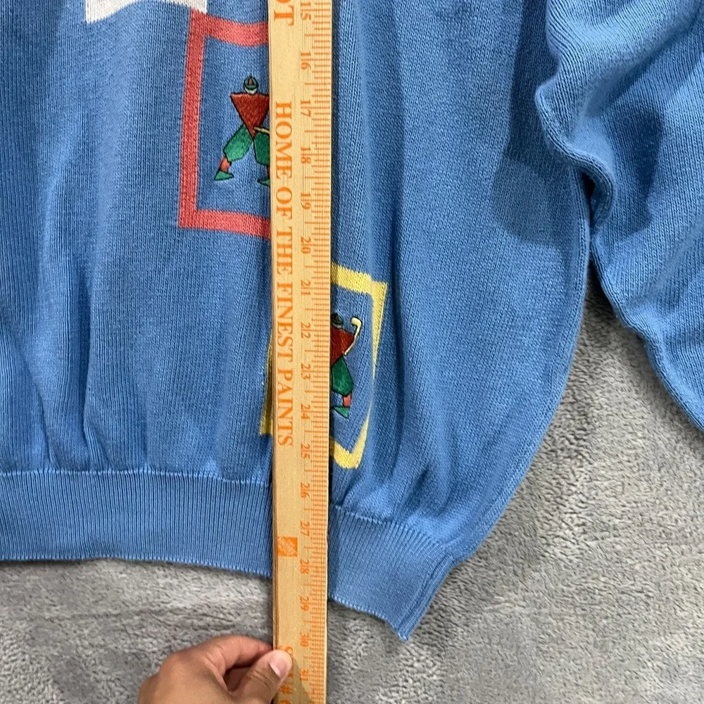 Vintage Pringle Golf‎ Sweater Mens Large Relaxed Nick Faldo Abstract 80s Golf